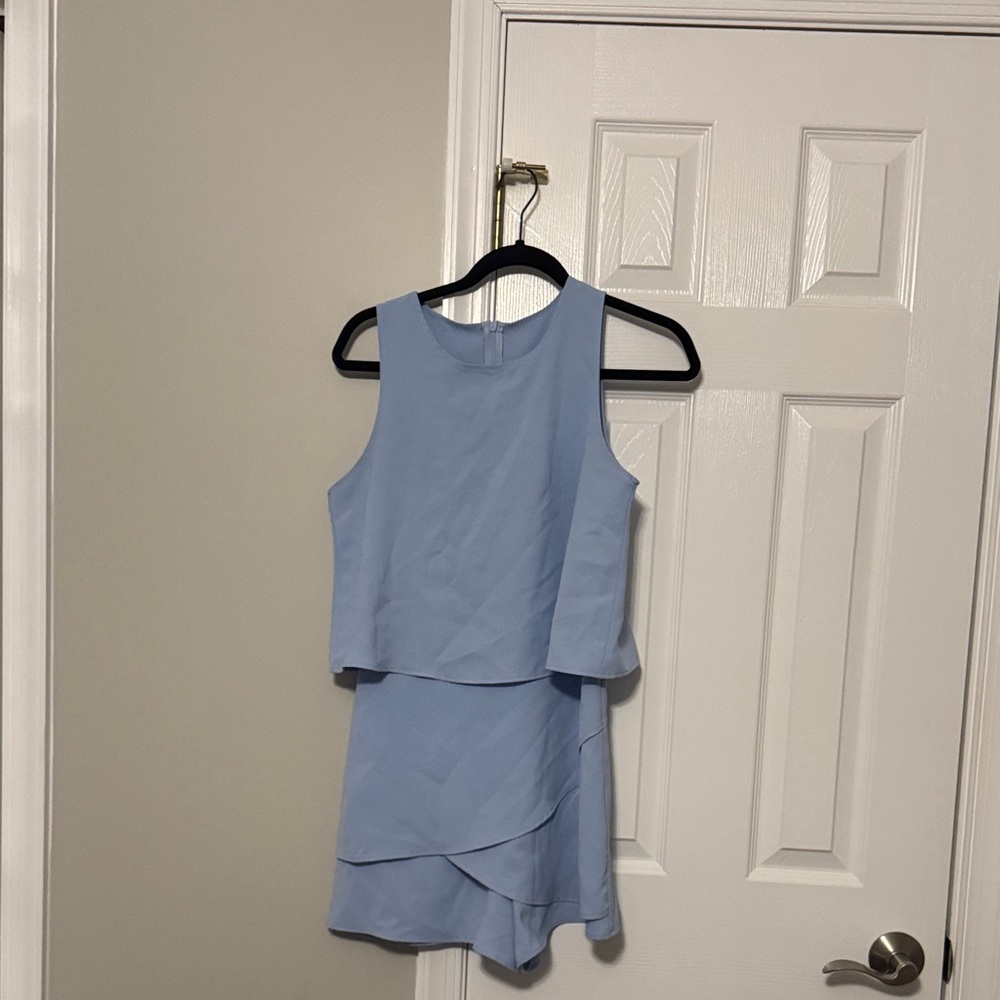 Ruffle Chiffon Jumpsuit - Size S